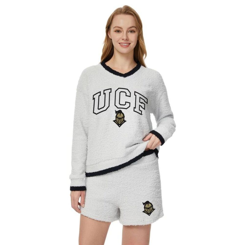 NCAA UCF Knights Women's Chenille Pajama Set - XL